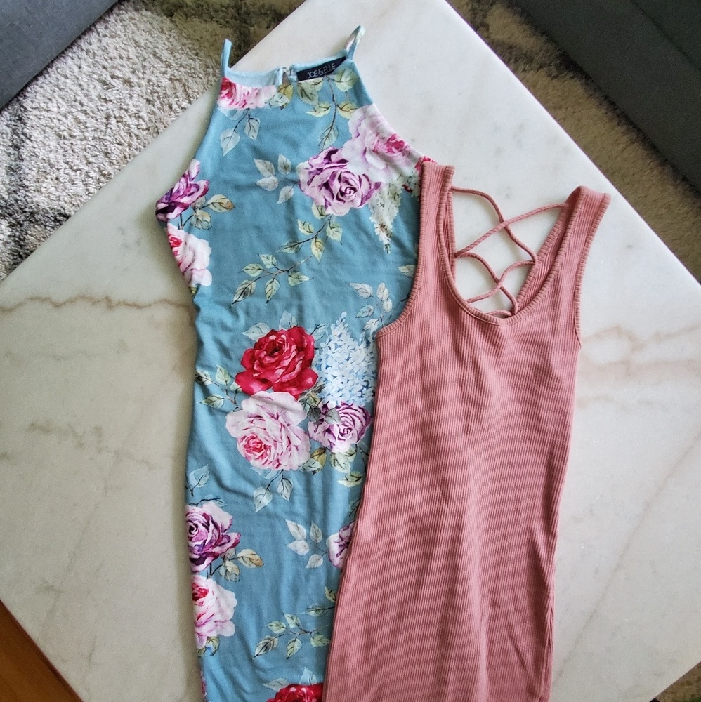 2 above the knee bodycon dresses